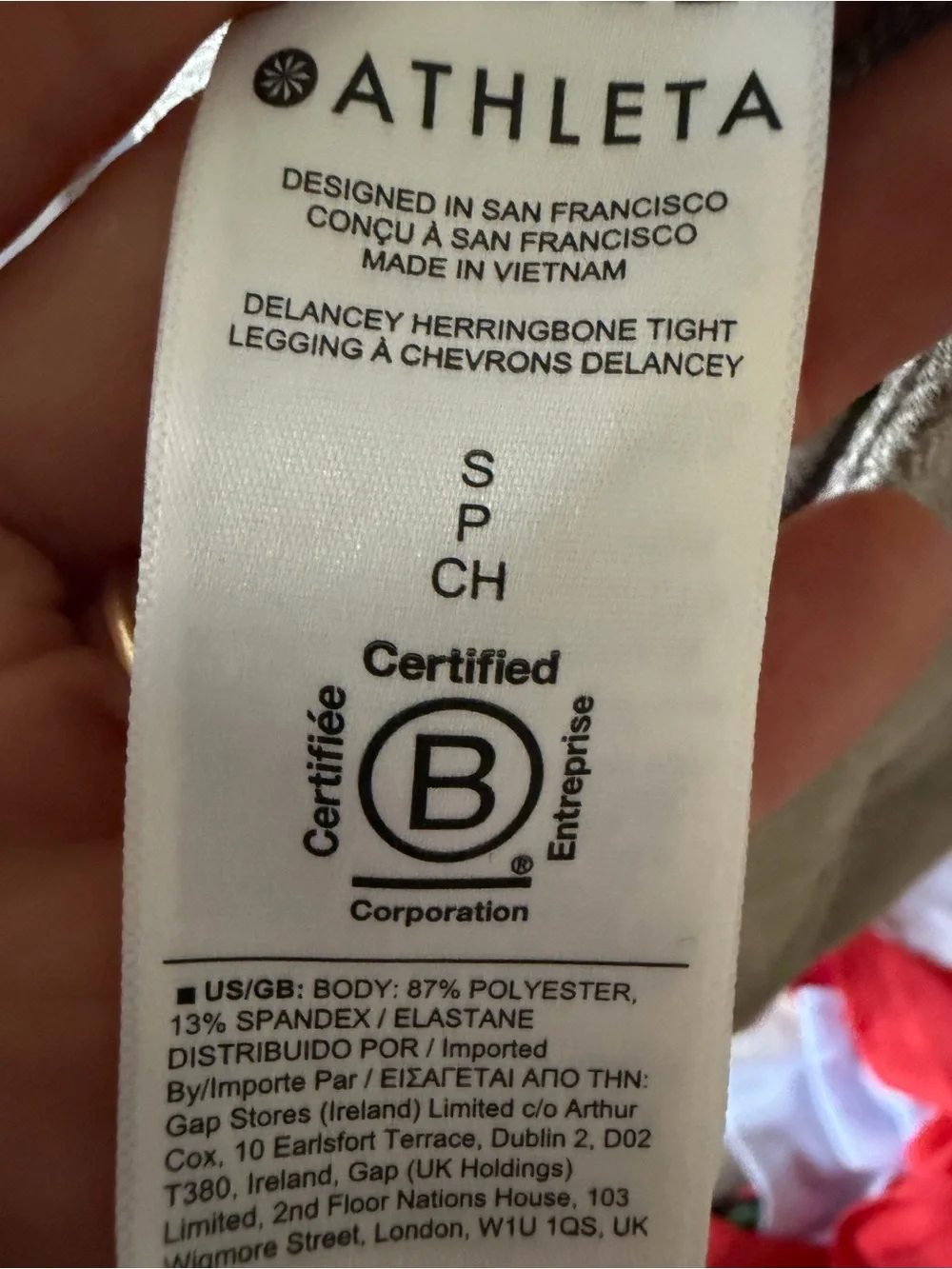 Athleta Delancey Herringbone Tight Leggings - Picture 6 of 7